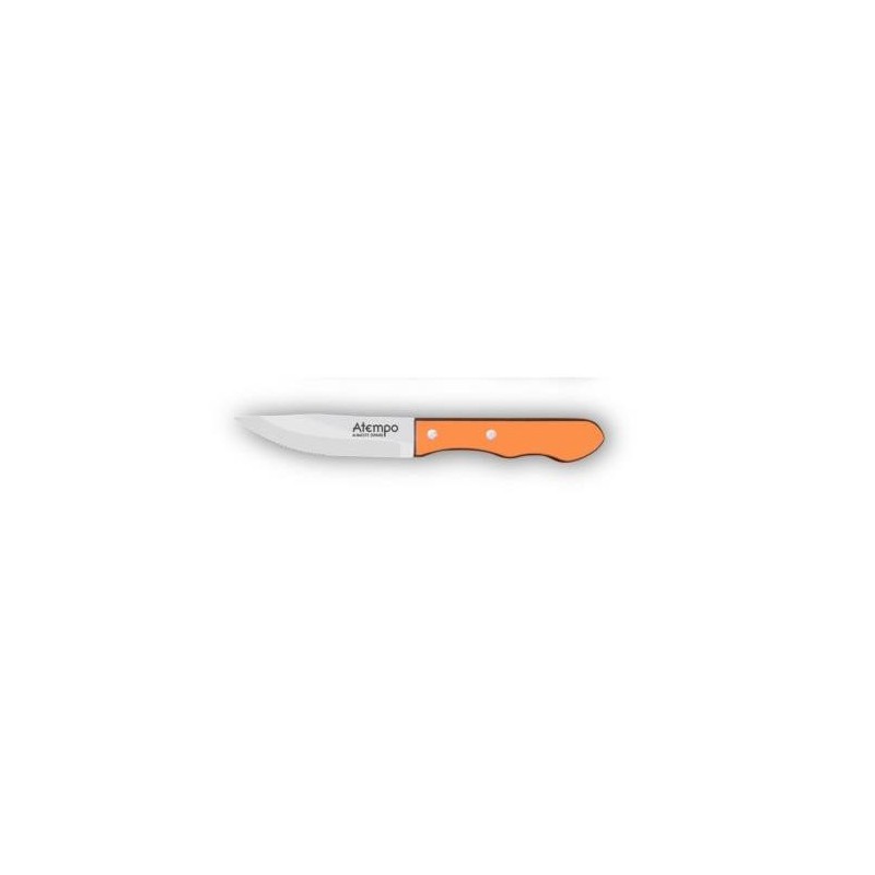 CUCHILLO PARA CHURRASCO MANGO NARANJA 125-13 N