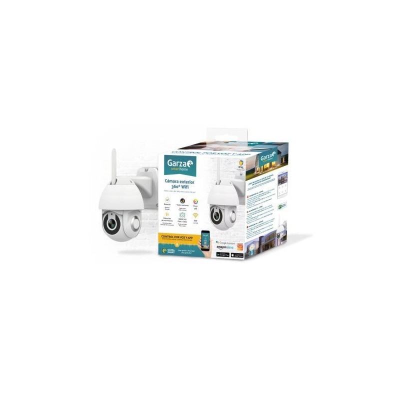 CAMARA VIGILANCIA 360º EXTERIOR WIFI 1080P HD