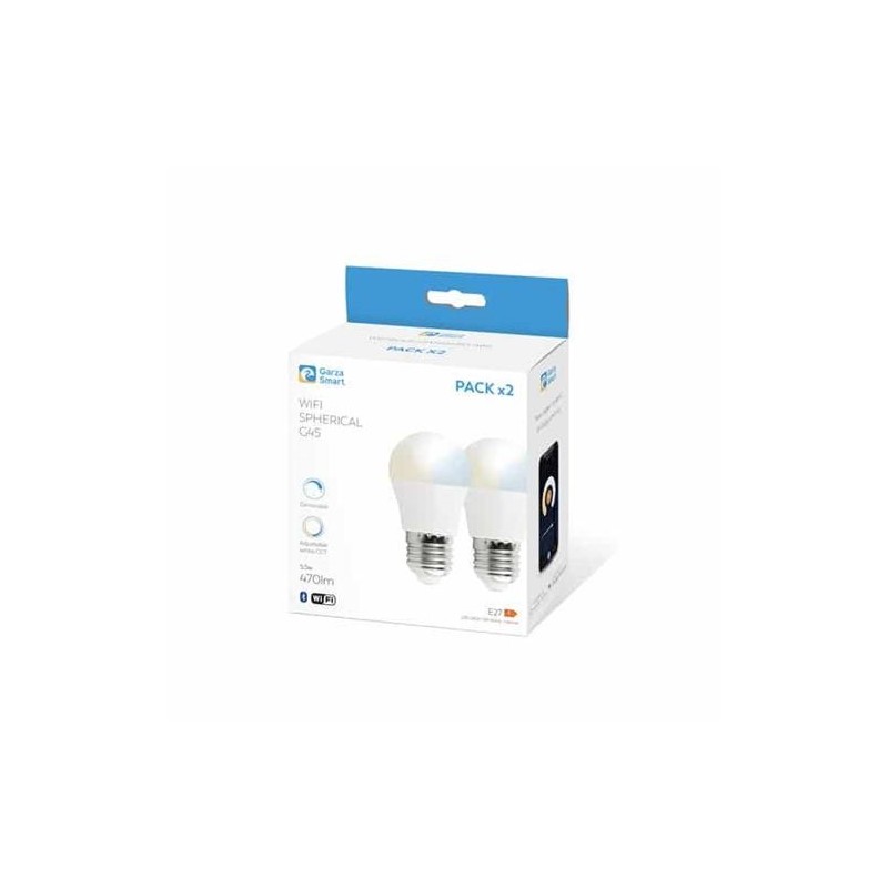 BOMBILLAS SMART HOME ESFERICAS 5,5W (PACK DE 2)