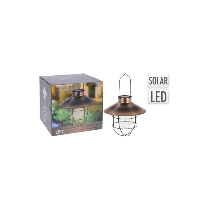 LAMPARA FAROL SOLAR LED RECARGABLE 512000560