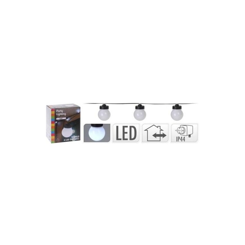 GURINALADA 10 BOLAS, 4 LED BLANCOS C46990620