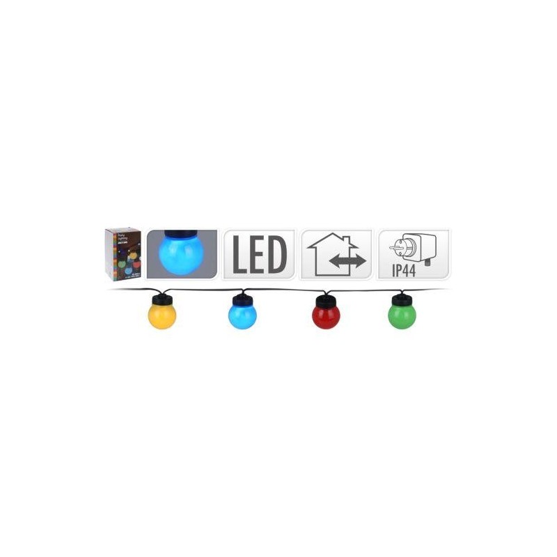 GUIRNALDA 20 LED FIESTA MULTICOLOR C46990650