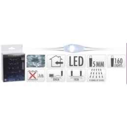 TIRA PLATA 160 LED BLANCO...