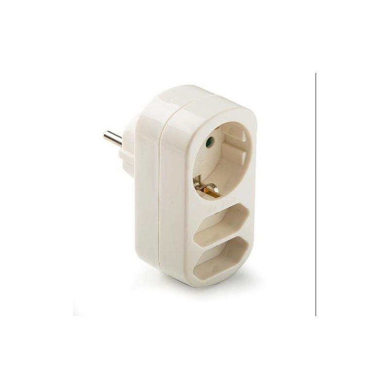 ADAPTADOR TRIPLE TT 10/16A 250V 1314