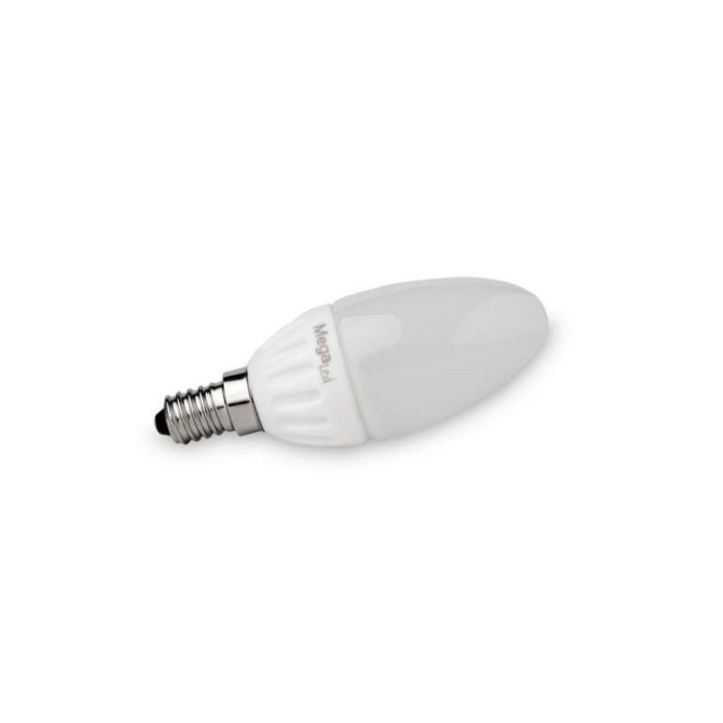 BOMBILLA LED VELA MATE 4,5 W. FRIA E14 380 LUMEN