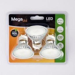 BOMBILLA GU10 SMD CRISTAL 3...