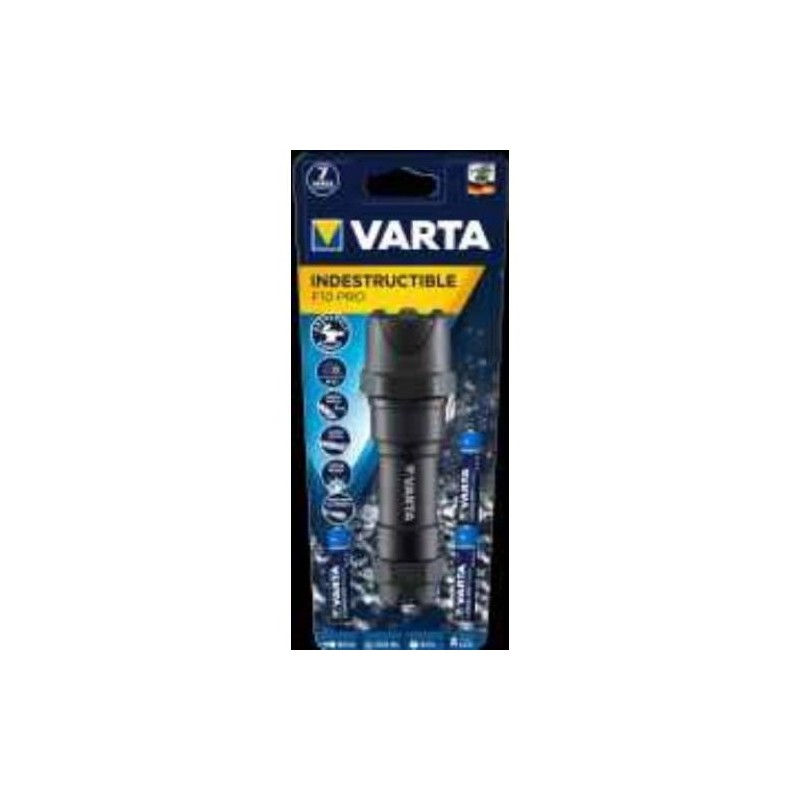 LINTERNA MANO VARTA INDESTRUCTIBLE F10 6W 300ML