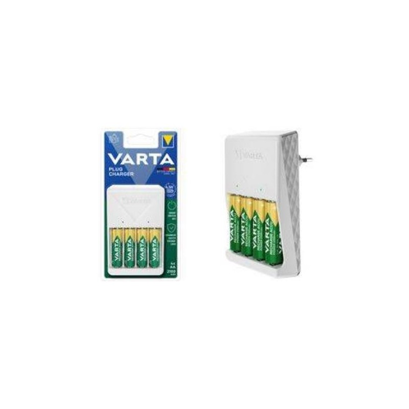 CARGADOR VARTA PLUG CHARGER PILAS 4AA 2100