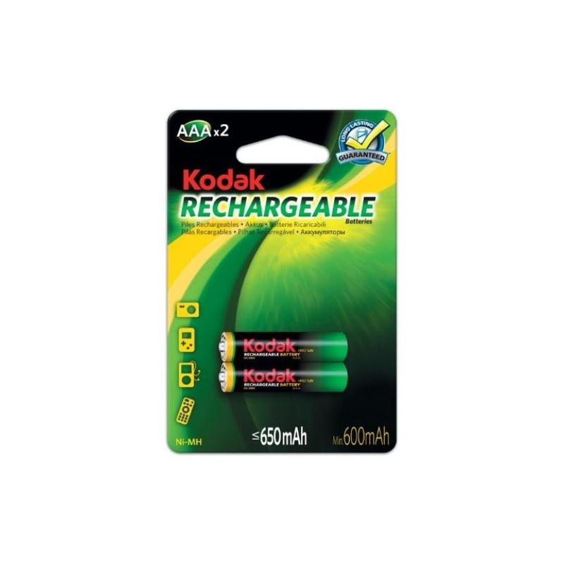 PILA RECARGABLE KODAK NI-MH AAA LR3 (BL.-2)