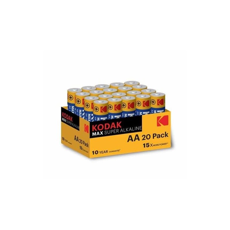 PILA ALCALINA MAX LR6 (AA) PACK 20U