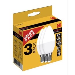 BOMBILLA LED C37 CALIDA 6W...