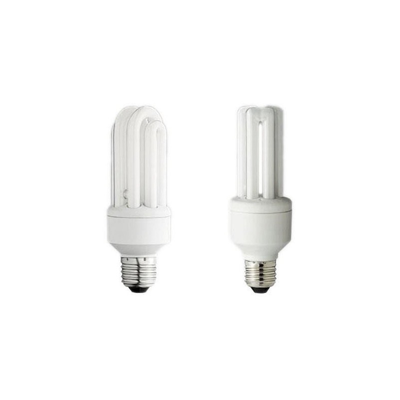 LAMPARA AHORRO ENERGIA MINI BLANCA NORMAL 20 W.