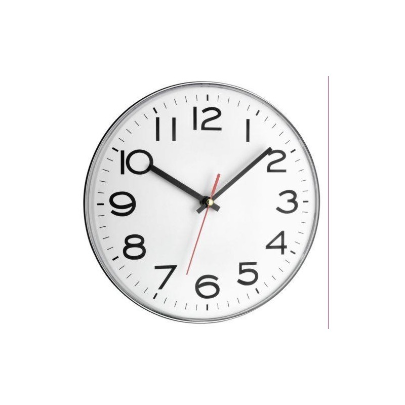 RELOJ PARED ESFERA BLANCA 60.3017