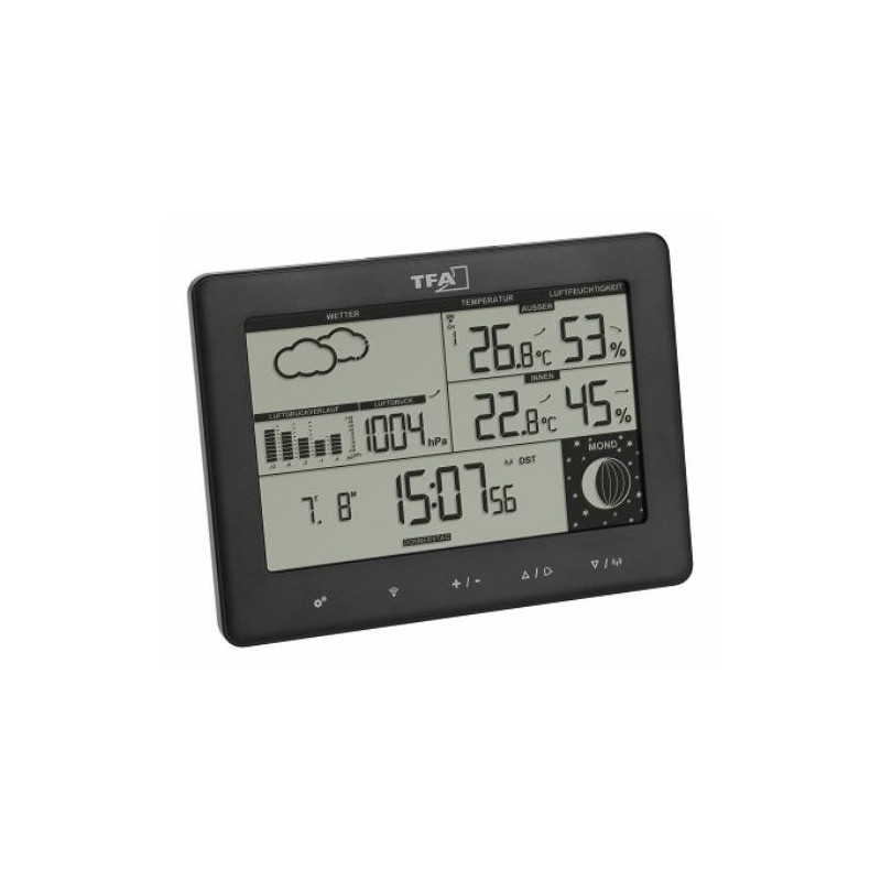 ESTACION METEO DIGITAL BTHR SENSOR TERMO-HIG NEGRO