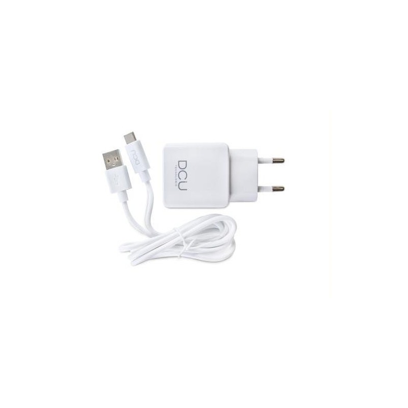 CARGADOR USB 5V 2.4A + CABLE TIPO C 1M 37250000