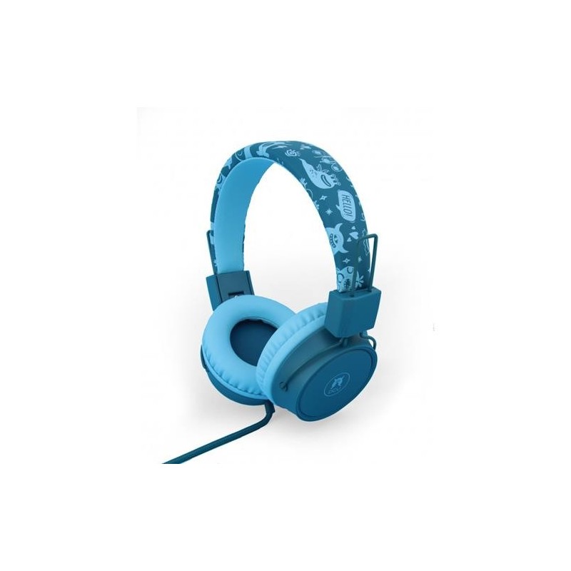 AURICULARES INFANTILES SAFE CABLE VERDE AZUL