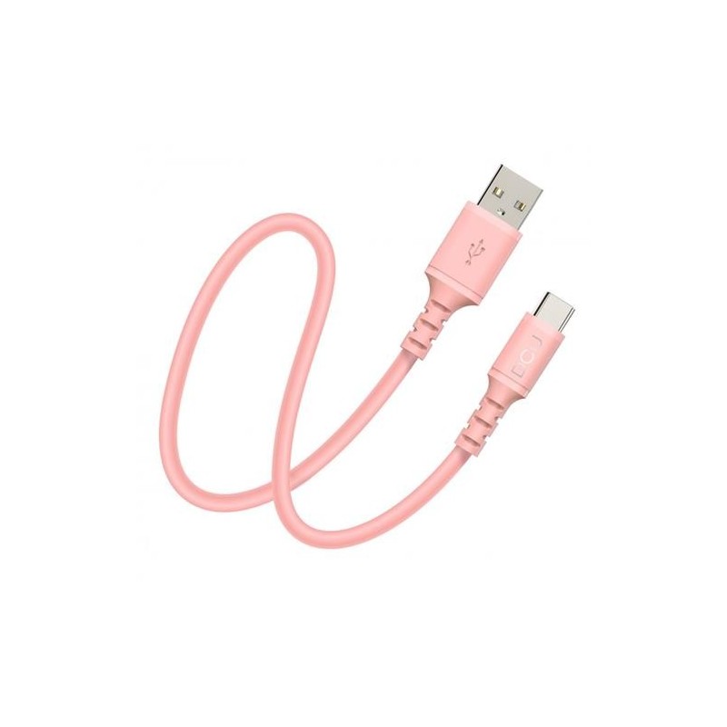 CABLE CONEXION USB C 2.0 ROSA 1M