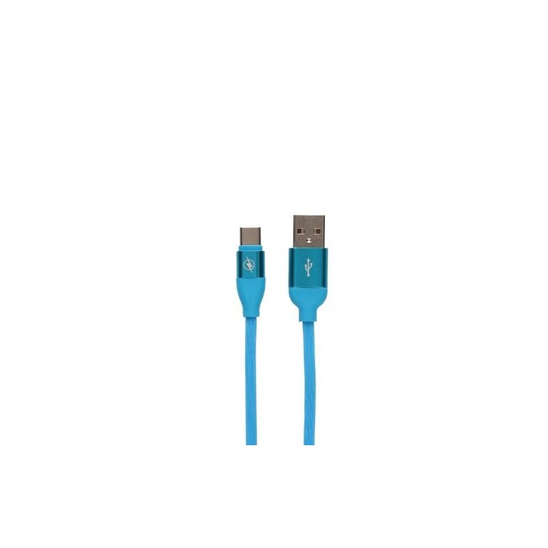 CABLE DE DATOS USB A TIPO C 2A CONTACT AZUL