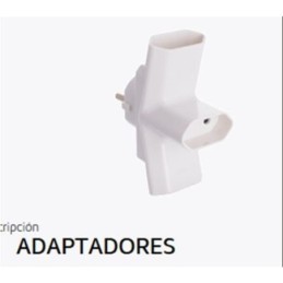 ADAPTADOR 3 TOMAS BIP. 16 A...