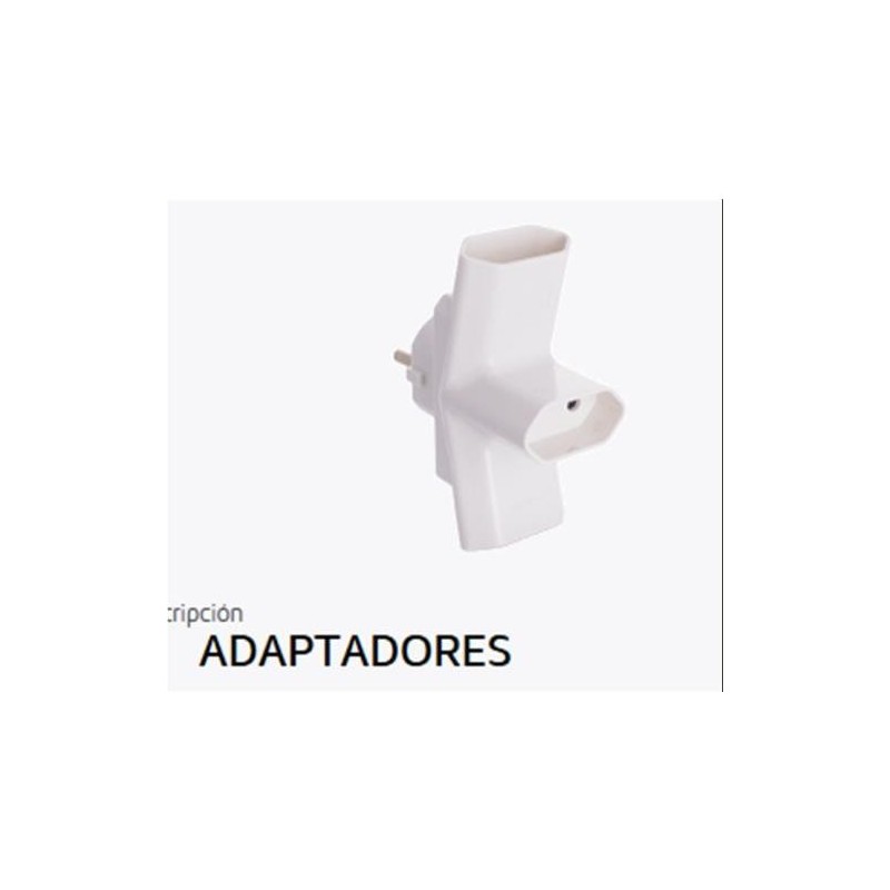 ADAPTADOR 3 TOMAS BIP. 16 A 15097