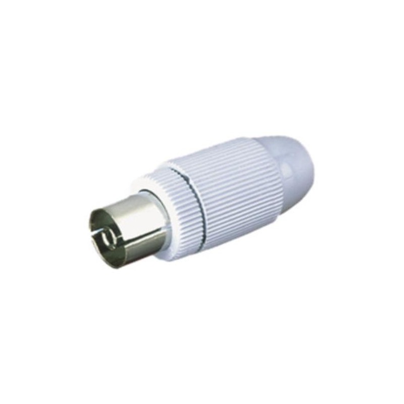 CONECTOR ANTENA HEMBRA-RECTO BLANCO 10534BL