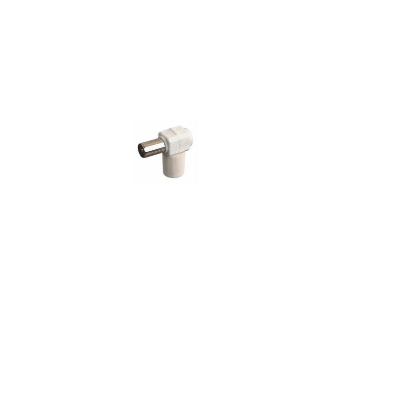 CONECTOR ANTENA HEMBRA-ACODADO BLANCO 10533BL