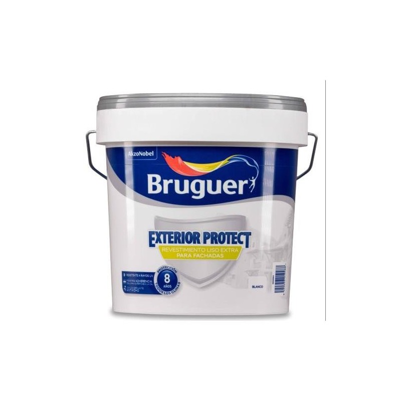 REVESTIMIENTO EXTERIOR PROTECT LISO BLANCO 4L