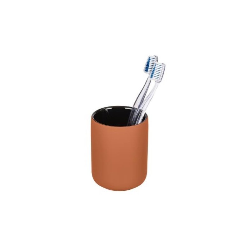 VASO CEPILLO DE DIENTES AVELLINO TERRACOTA 24788