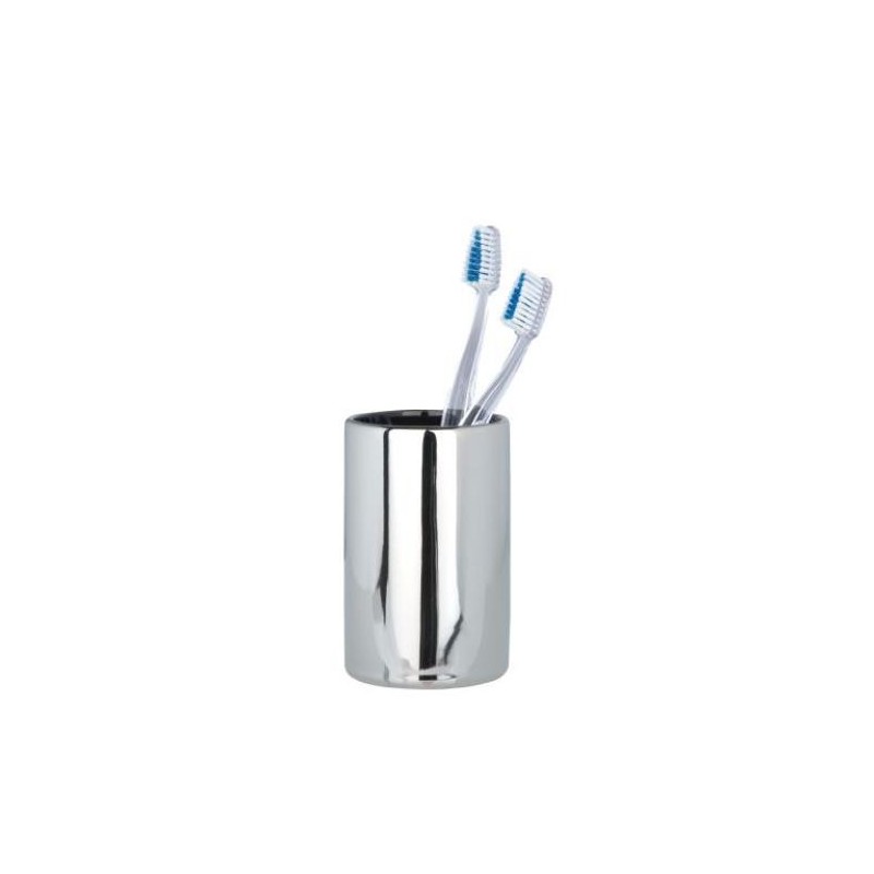 VASO HIGIENE DENTAL CROMADO POLARIS