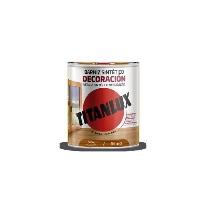 BARNIZ SINTETICO TINTE BRILLO NOGAL 250ML.