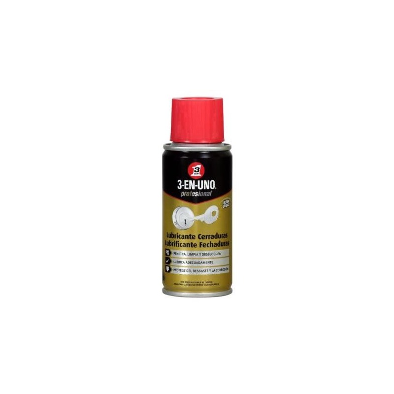 LUBRICANTE DE CERRADURA 3 EN 1 PROF. 100ML. 34463