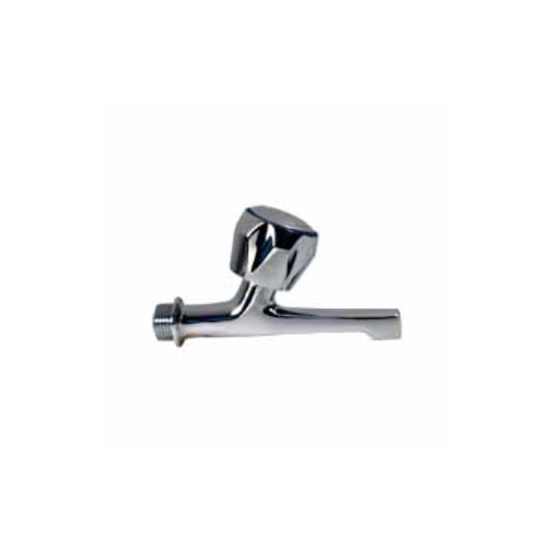 GRIFO FRONTAL FREGADERA 14 CM.VOLANTE METAL 1/2 BL