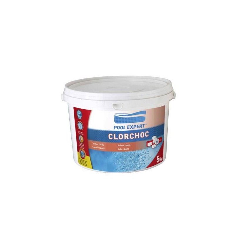 CLORO CHOQUE 5 KG TABLETAS 30 GR 30228NL