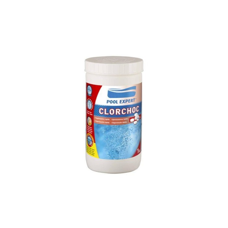 CLORO CHOQUE 1 KG TABLETAS 30 GR 30220NL