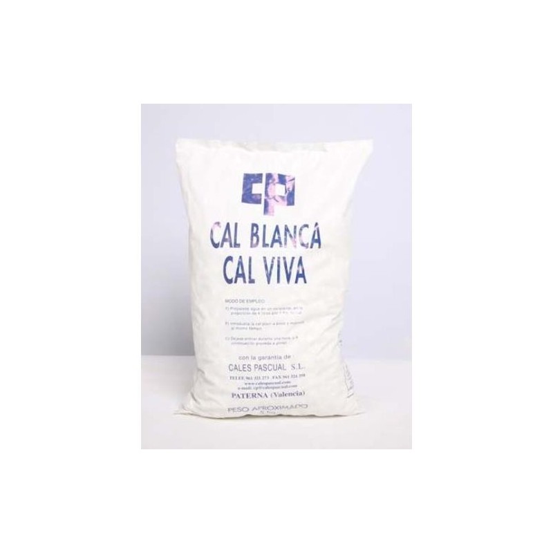 CAL VIVA EN PIEDRA SACO 5 KG. 00010