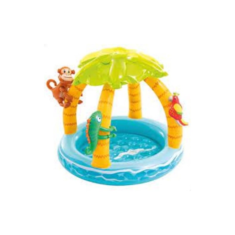 PISCINA BEBE ISLA TROPICAL 102X89CM 58417NP