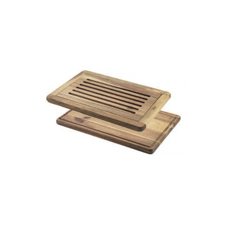 TABLA COCINA RANURADA MADERA ACACIA 39X26X2CM