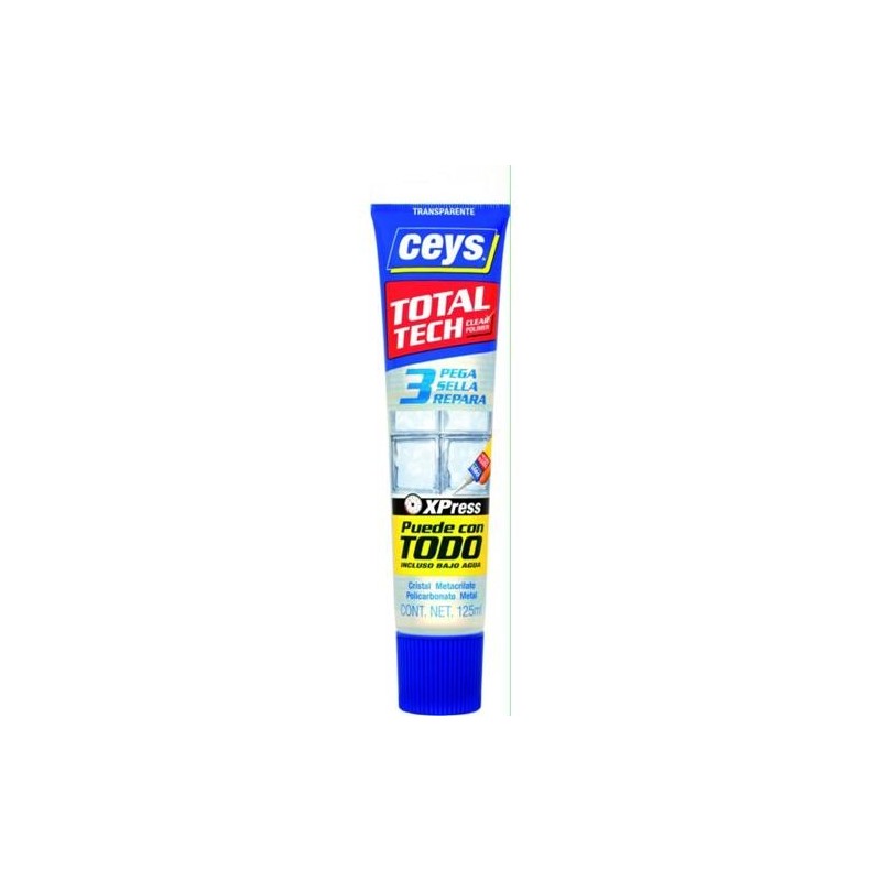 CEYS TOTAL TECH TRANSPARENTE TUBO 125 ML. 507242