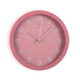 RELOJ PARED ROSA 30CM 18560812