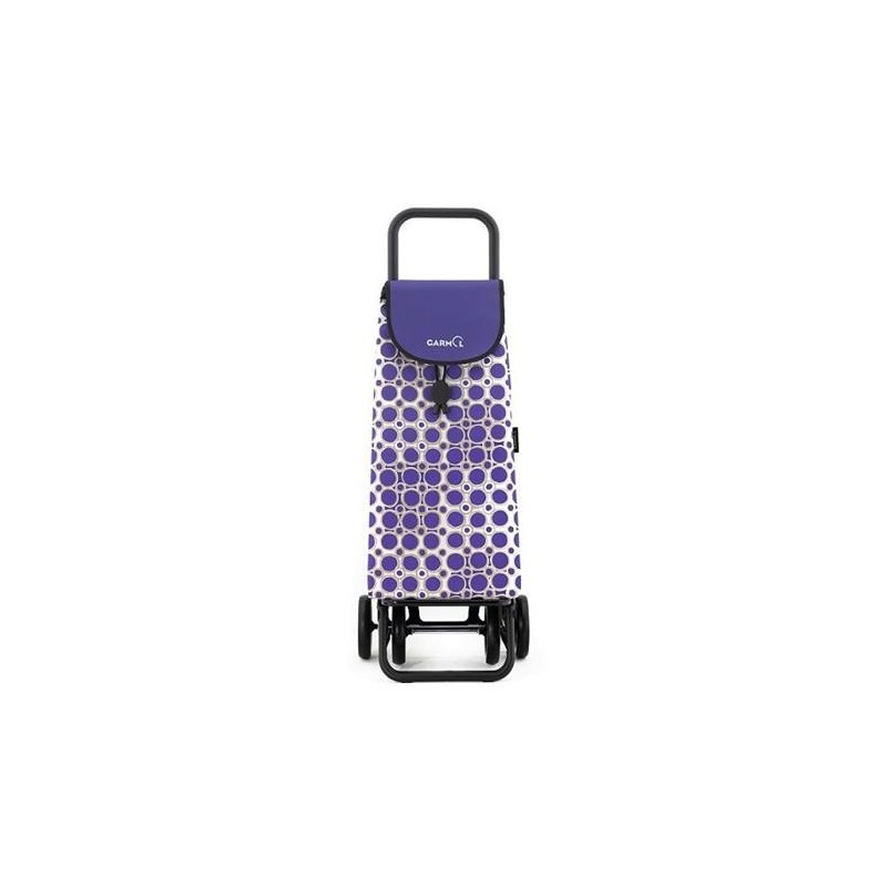 CARRO DE COMPRA CIRCULOS MORADO G4P 55L C-840