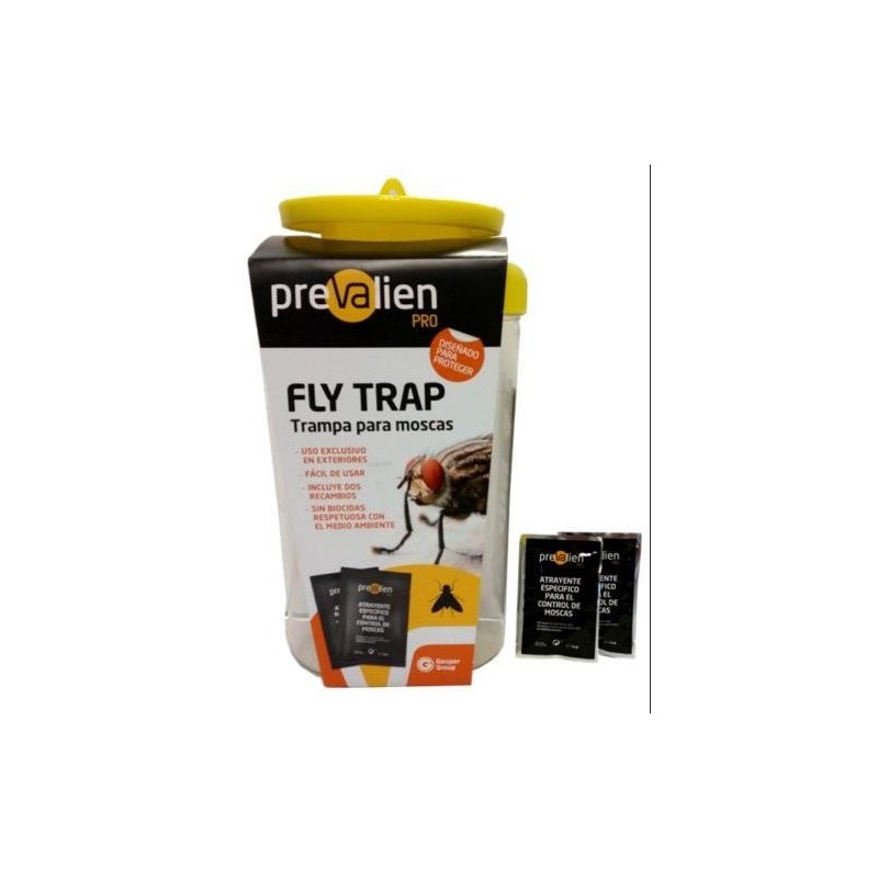 TRAMPA MOSCAS CON ATRAYENTE FLY TRAP PREVALIEN