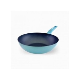 SARTEN WOK COLORS 28CM AZUL