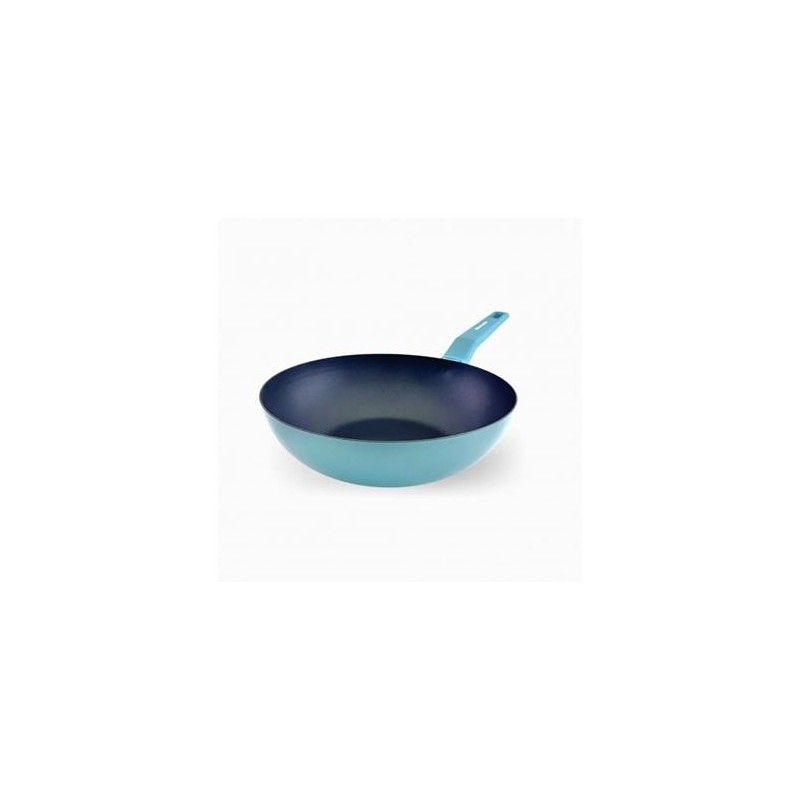 SARTEN WOK COLORS 28CM AZUL