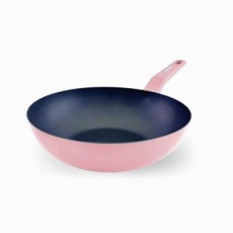 SARTEN WOK COLORS 28CM ROSA