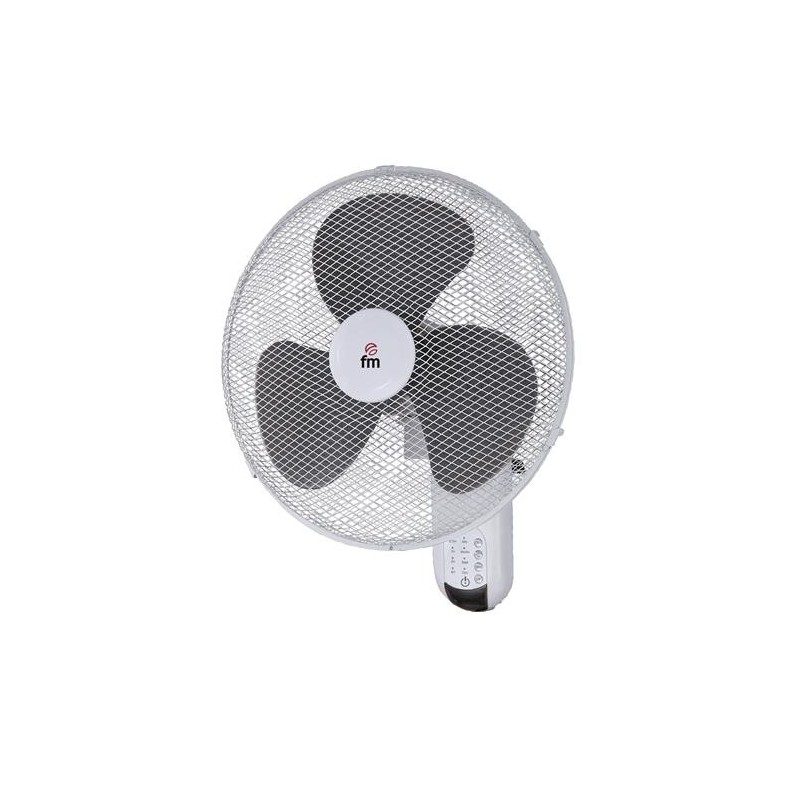 VENTILADOR MURAL 50W DIM 40CM BCO C/MANDO VM-140M