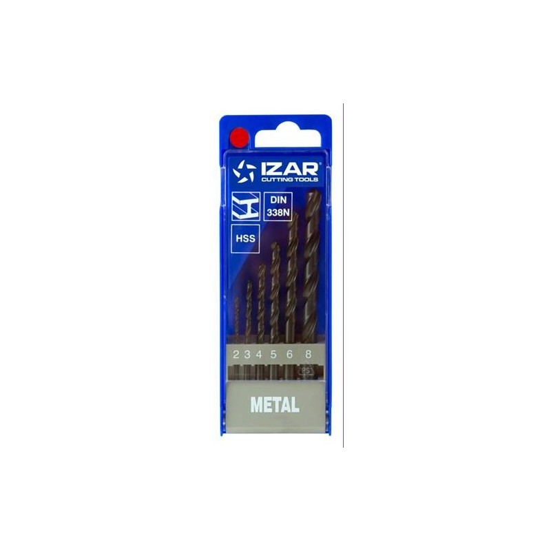 BROCAS HSS (ESTUCHE-6 PIEZAS) 1462 METAL 30230