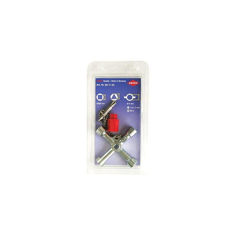 LLAVE PARA CABINAS CONTROL 76 MM. 001103