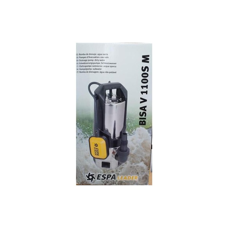 BOMBA SUMERG. INOX ESPA  AGUAS SUCIAS 1100W.BISA V