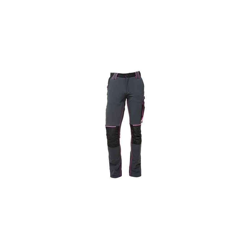 PANTALON MUJER SLIM FIT LADY GREY FUCSIA/CARB T.M