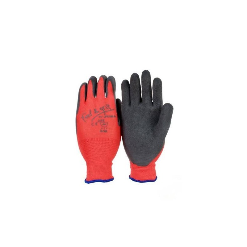 GUANTE POLIAMIDA LATEX FEEL&GRIP 256/7 PAR